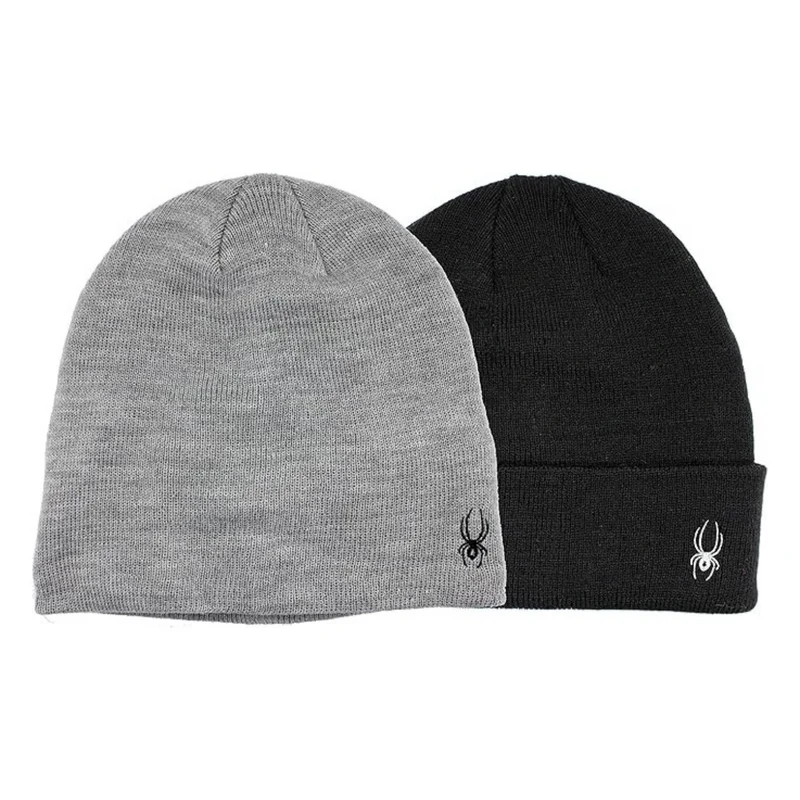 SPYDER - Ensemble de 2 Tuques en Mélange de Laine
