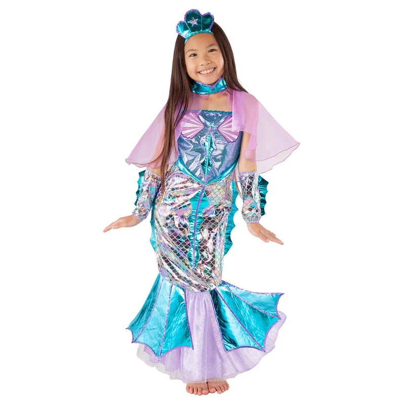 TEETOT - Costume pour Enfant Sirène Scintillante