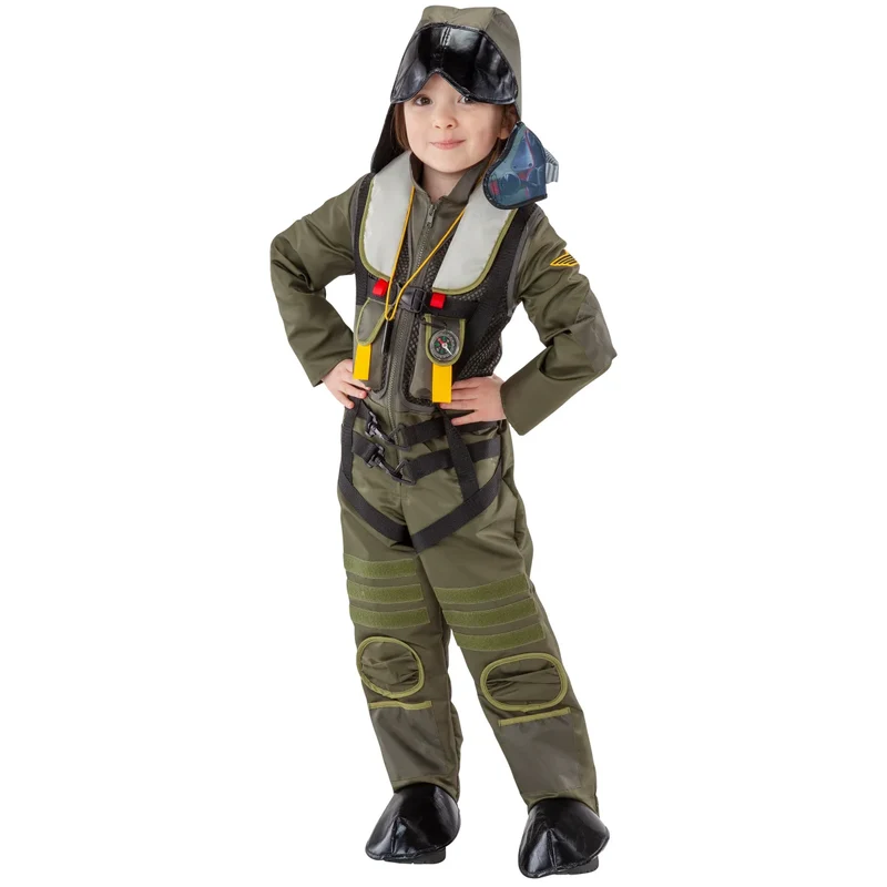 TEETOT - Costume pour Enfant Pilote de Chasse