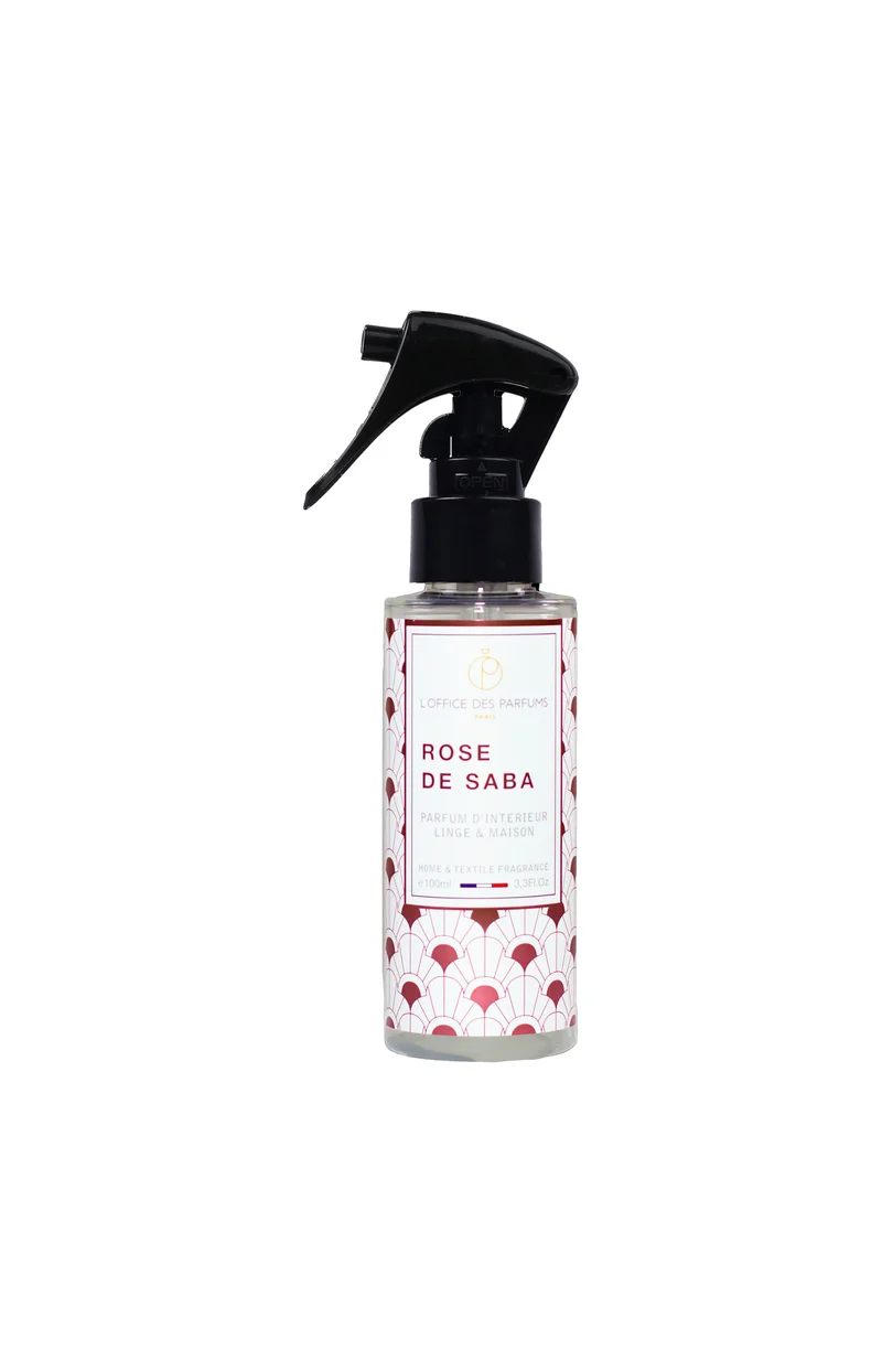 Parfum d'intérieur & de linge - Rose de Saba - Floral oriental - 100 ml