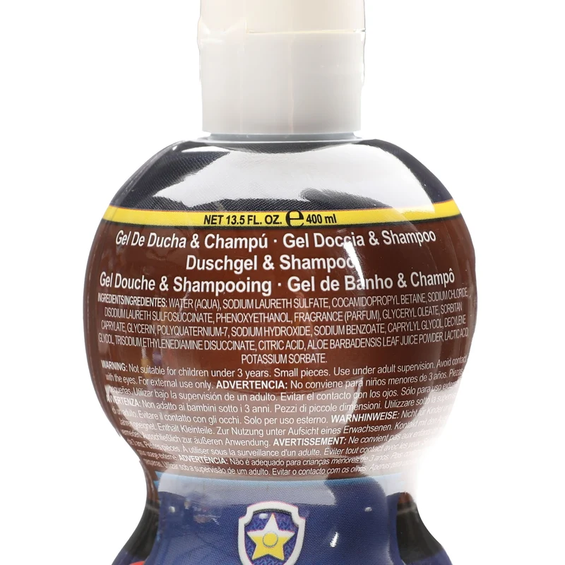 Gel douche et shampoing 2en1 Chase Pat Patrouille