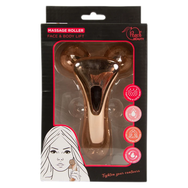 Rouleau de massage visage et corps 3D
