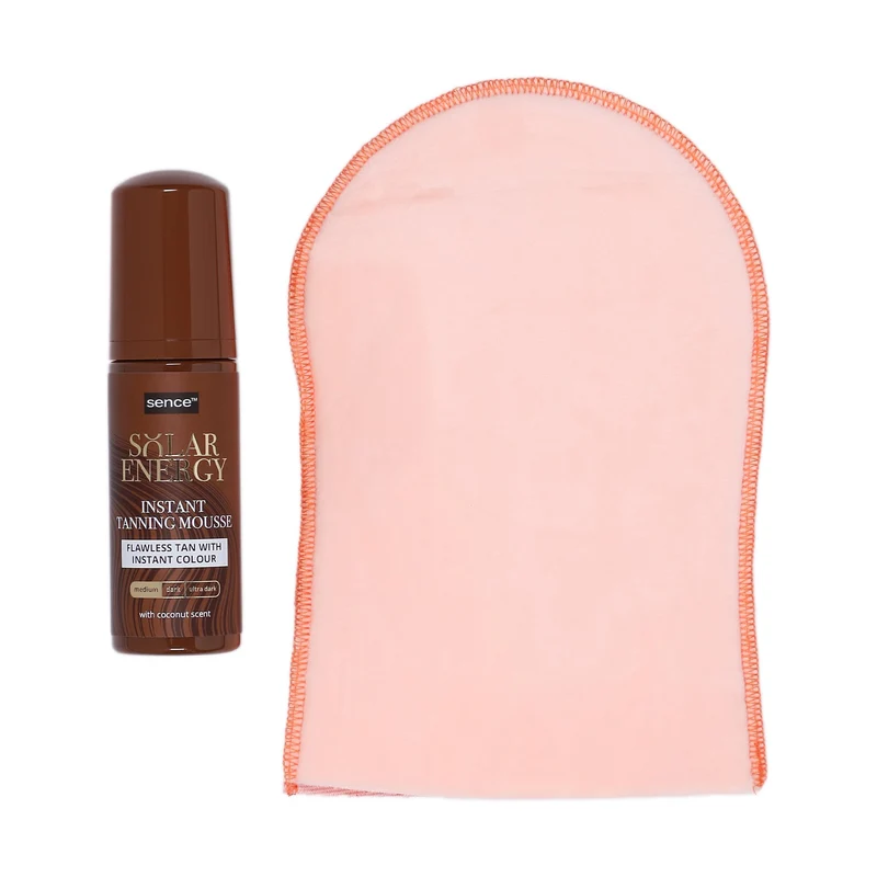 Mousse auto-bronzante medium + gant