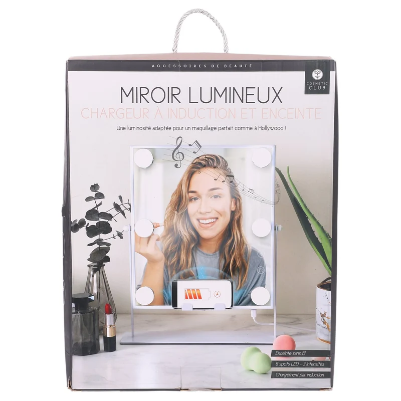 Miroir de maquillage à Led