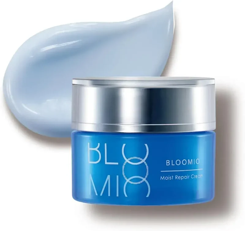 Bloomio Hydrating Repair Cream Blue Ceramide Niacinamide 1.1 oz