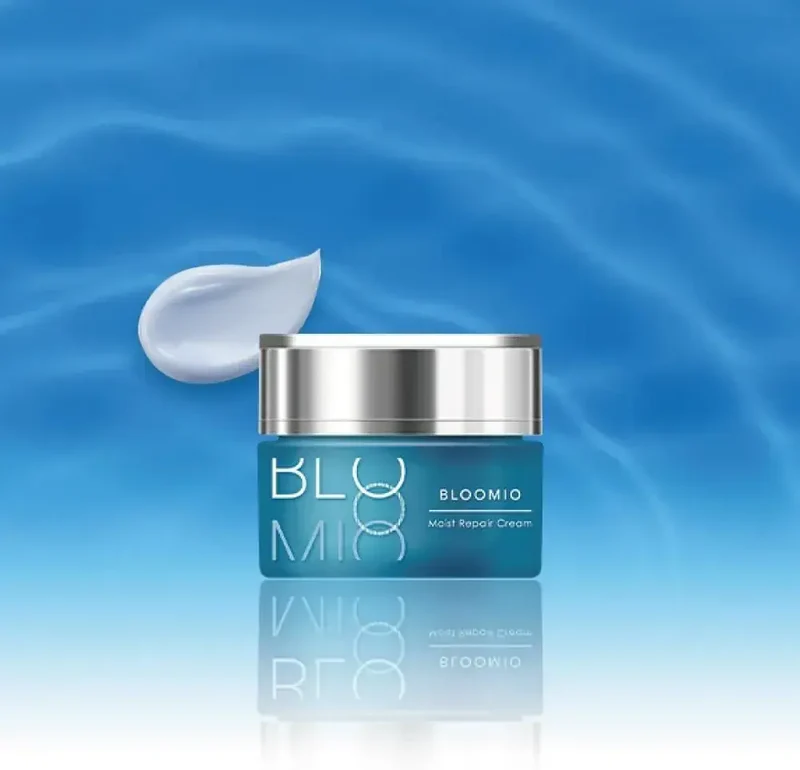 Bloomio Hydrating Repair Cream Blue Ceramide Niacinamide 1.1 oz