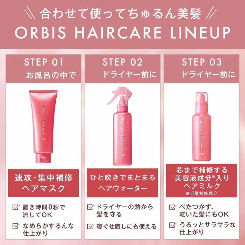 ORBIS Sanrio Limited Edition Essence In Leave-In Hair Milk 140g