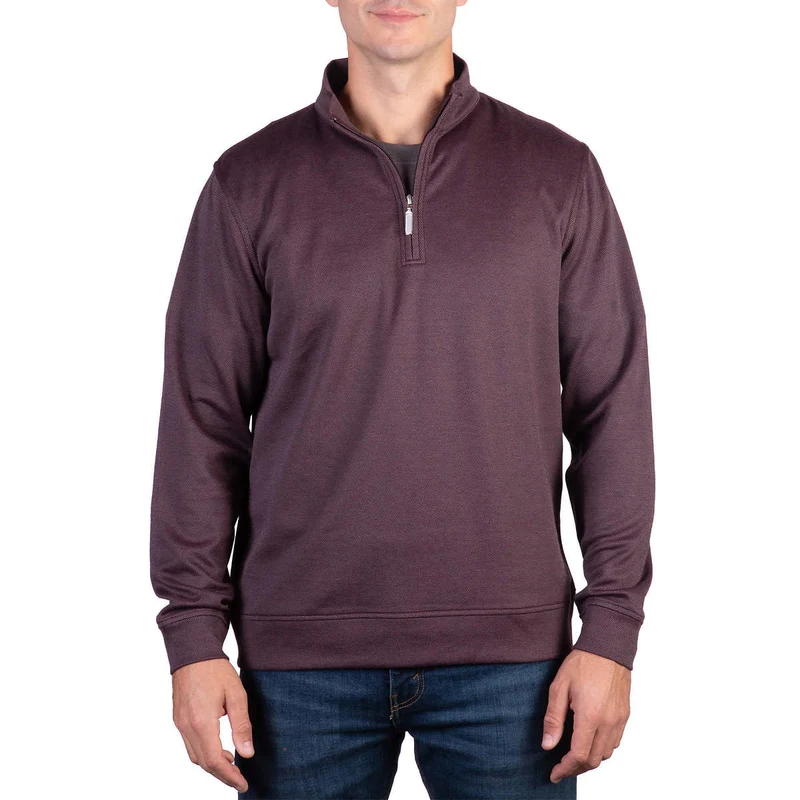 KIRKLAND SIGNATURE - Chandail à Fermeture à Glissière un Quart pour Homme
