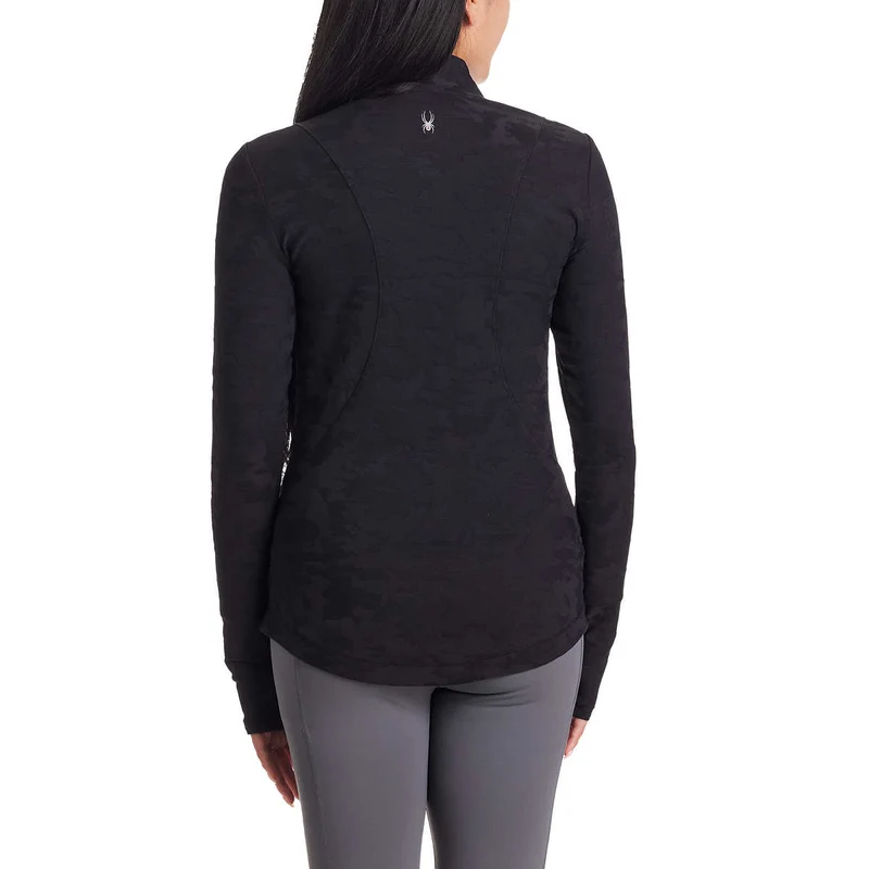 SPYDER - Chandail à Fermeture à Glissière un Quart pour Femme