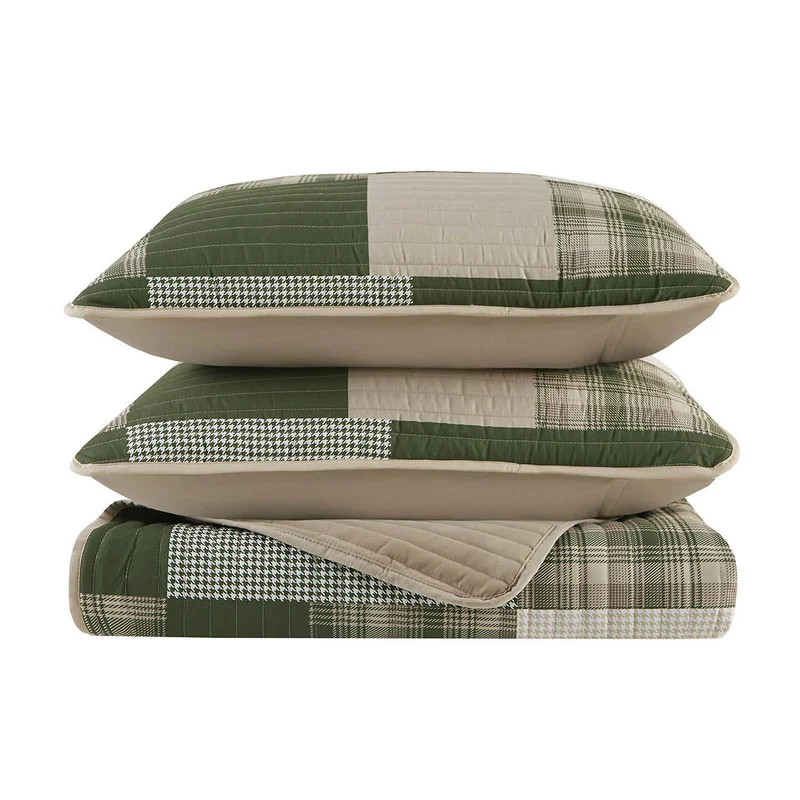 WOOLRICH - Ensemble de Couvre-Lit 3 Pièces