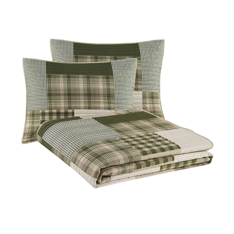 WOOLRICH - Ensemble de Couvre-Lit 3 Pièces