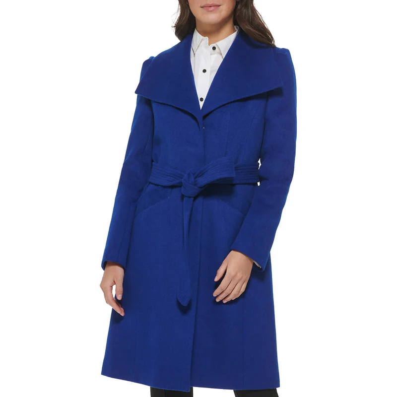KARL LAGERFELD - Veste Ceinturée en Laine pour Femme