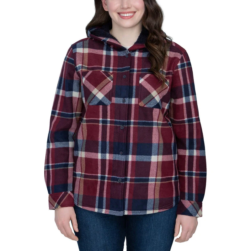 REALTREE - Veste-Chemise à Capuchon pour Femme
