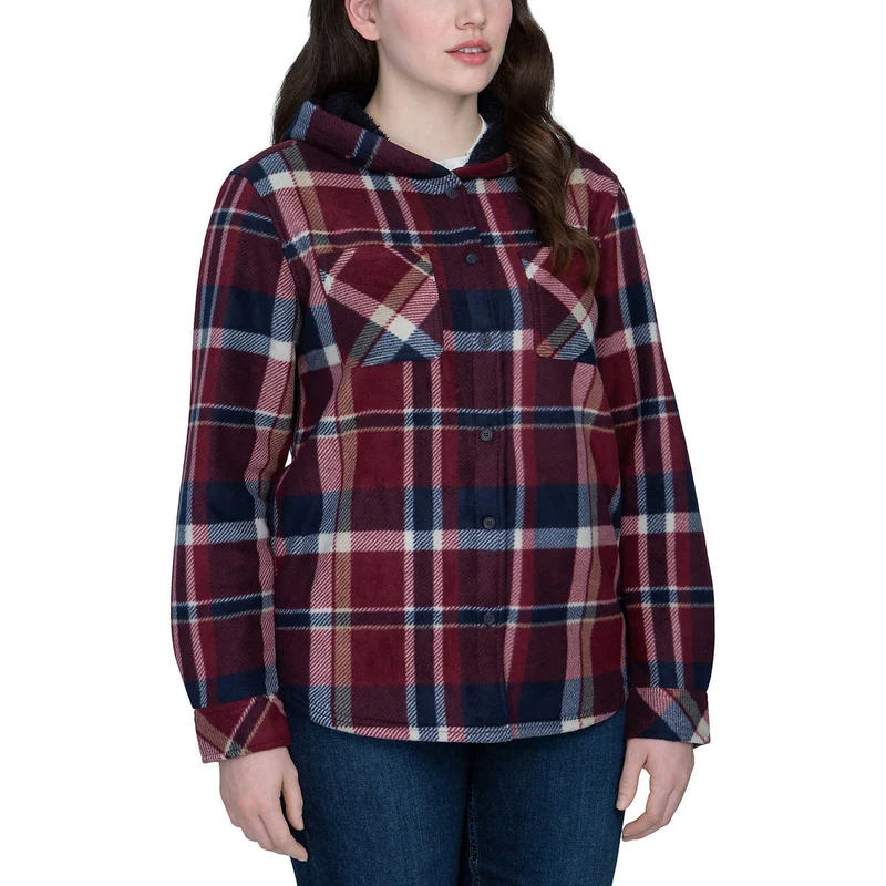 REALTREE - Veste-Chemise à Capuchon pour Femme