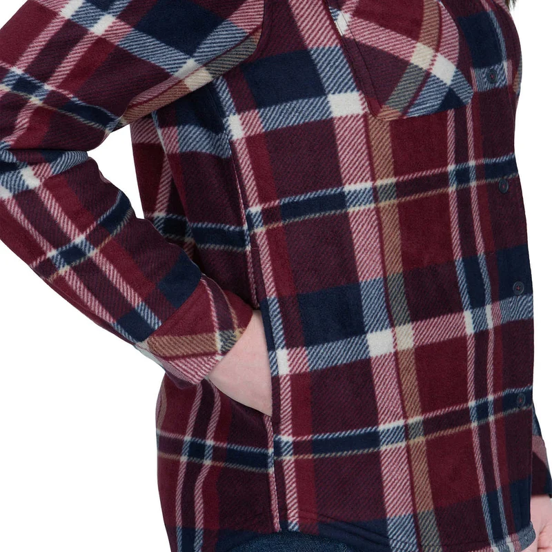 REALTREE - Veste-Chemise à Capuchon pour Femme