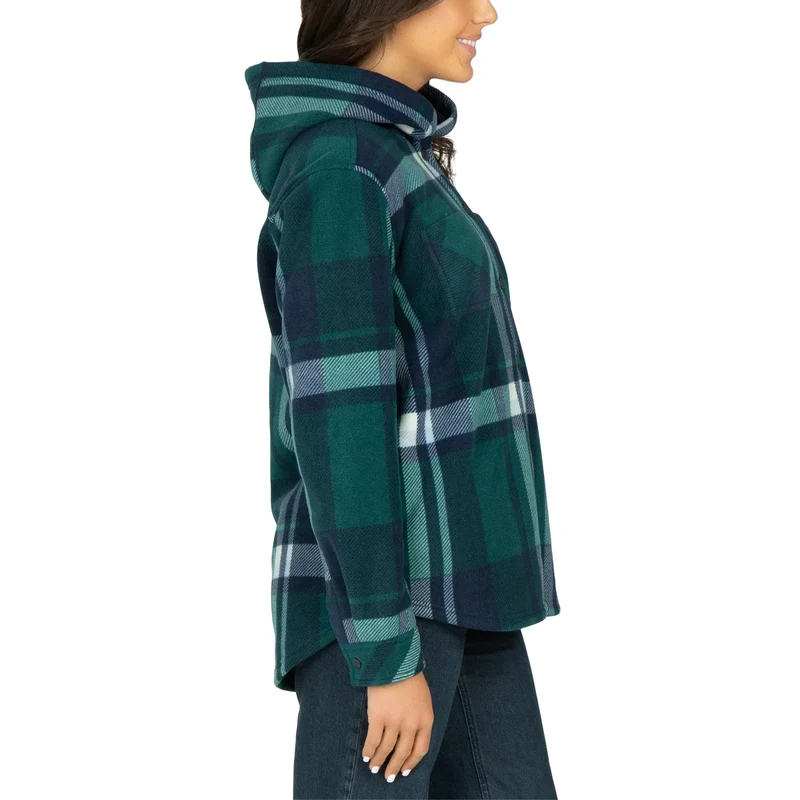 REALTREE - Veste-Chemise à Capuchon pour Femme