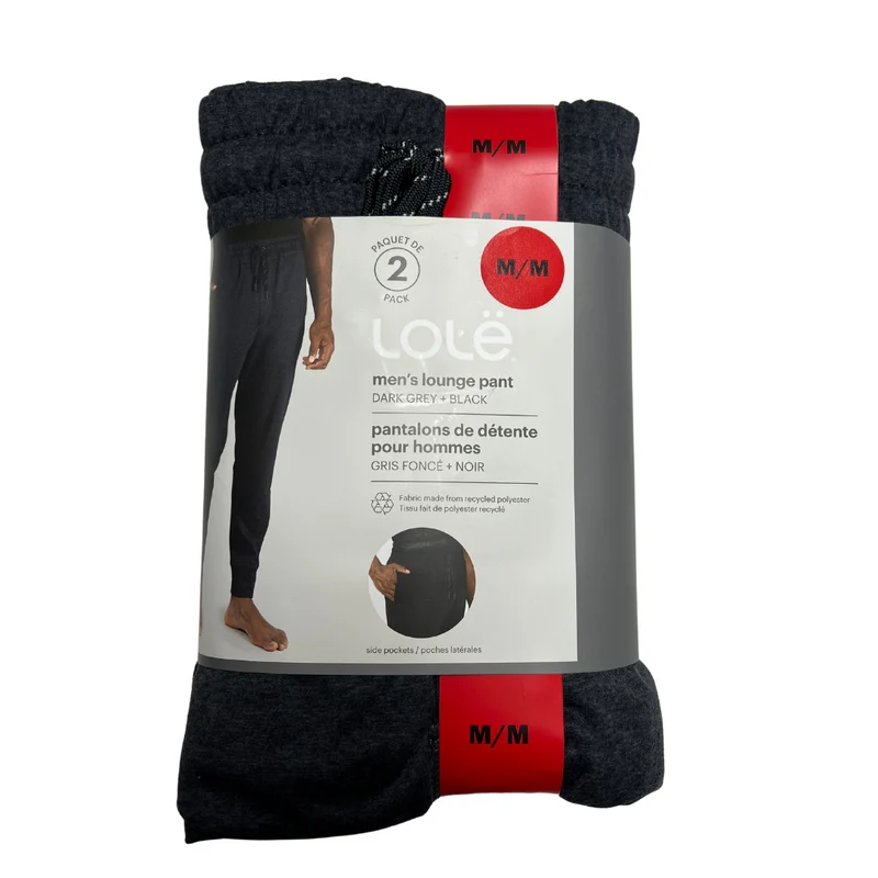 LOLË - Paquet de 2 Pantalons de Détente pour Homme
