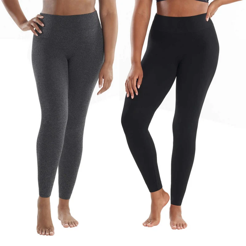 LEMON - Paquet de 2 Leggings Doublés en Molleton Sans Coutures
