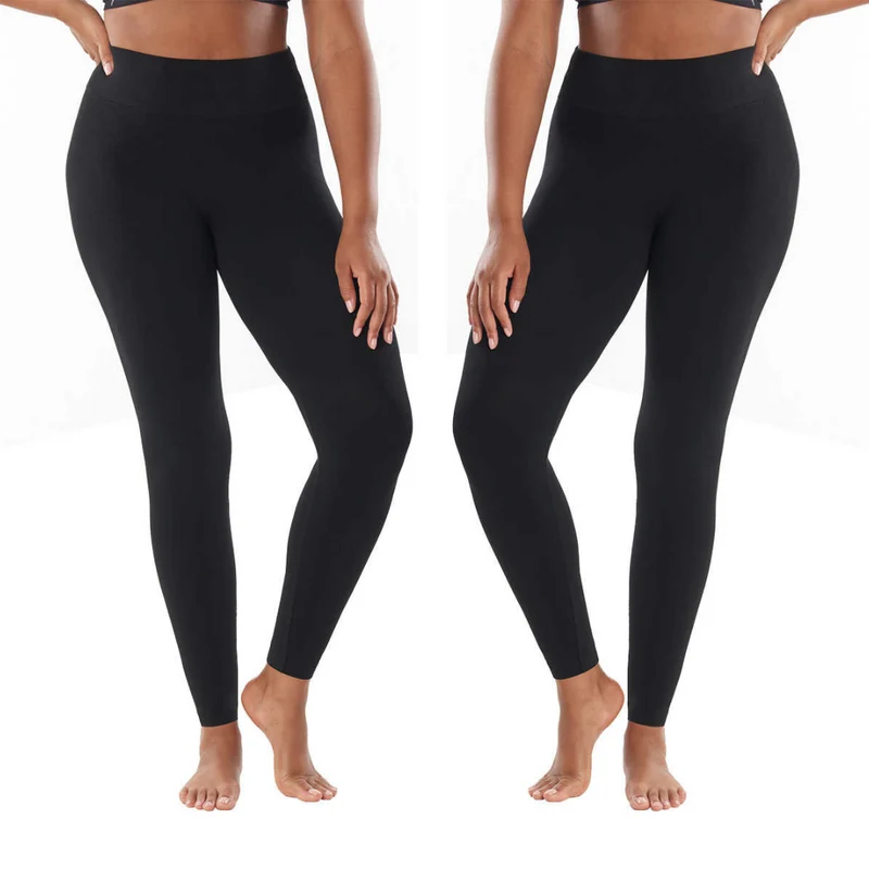 LEMON - Paquet de 2 Leggings Doublés en Molleton Sans Coutures