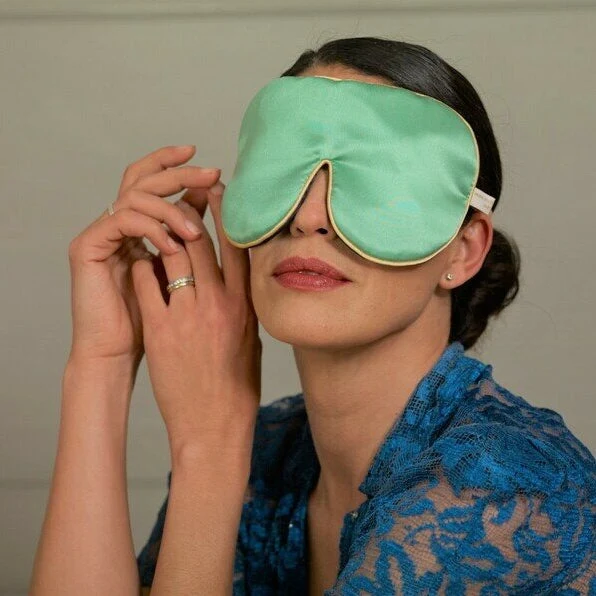 Pure Mulberry Silk Lavender Eye Mask Rose