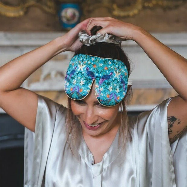Pure Mulberry Silk Lavender Eye Mask Cream