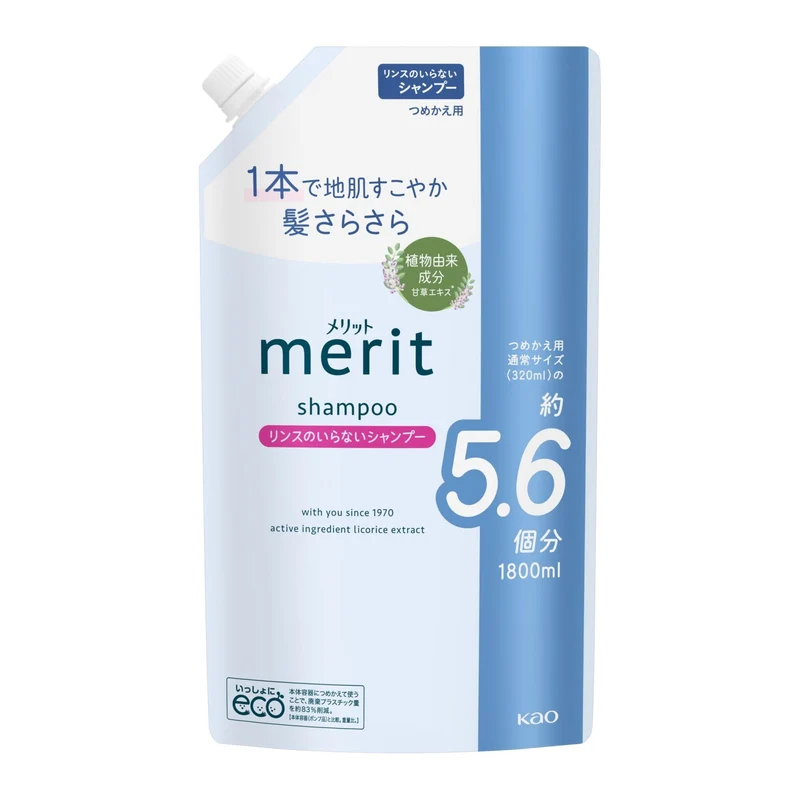 Merit 2 in 1 Shampoo Refill 1800ml