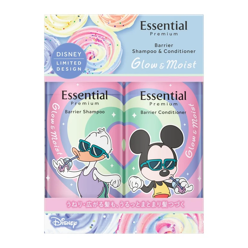 Essential Premium Barrier Glow & Moist Pump Set 900ml Disney Design