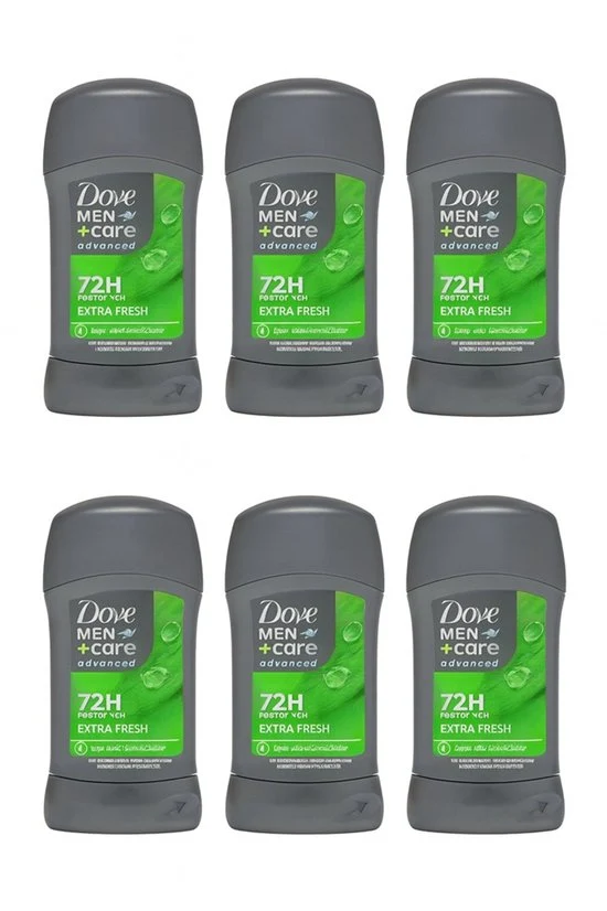 Dove Men+Care Advanced Anti-Transpirant Deodorant Stick - EXTRA FRESH - 6 x 50 ml - Voordeelverpakking