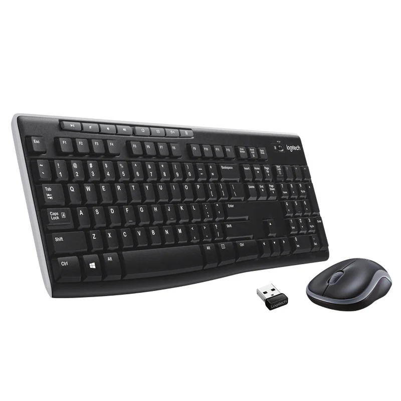 LOGITECH - Ensemble Clavier et Souris Sans Fil MK270