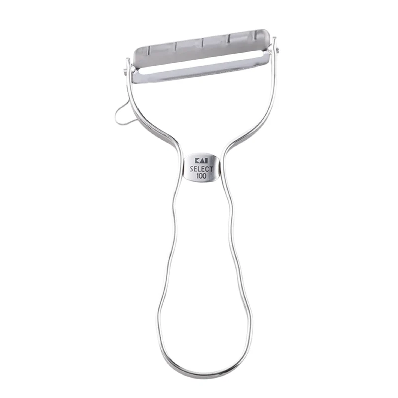 KAI SELECT100 T-Shaped Stainless Steel Peeler Silver DH3000