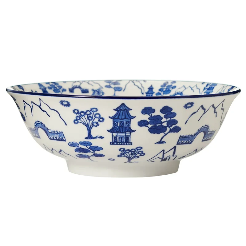 MAISON NEUVE - Ensemble de 4 Bols en Porcelaine et 4 Paires de Baguettes