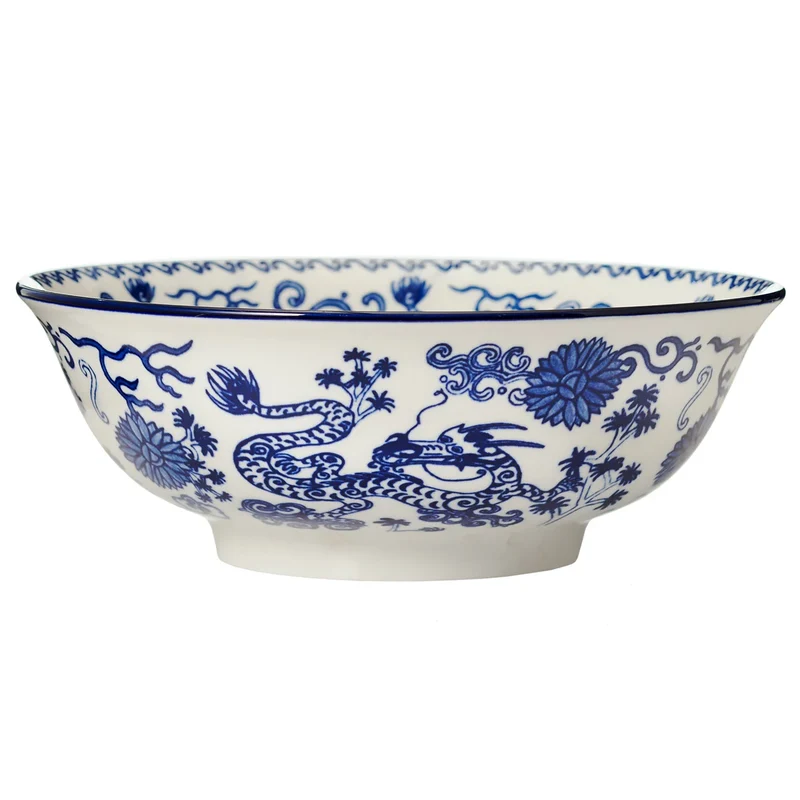 MAISON NEUVE - Ensemble de 4 Bols en Porcelaine et 4 Paires de Baguettes