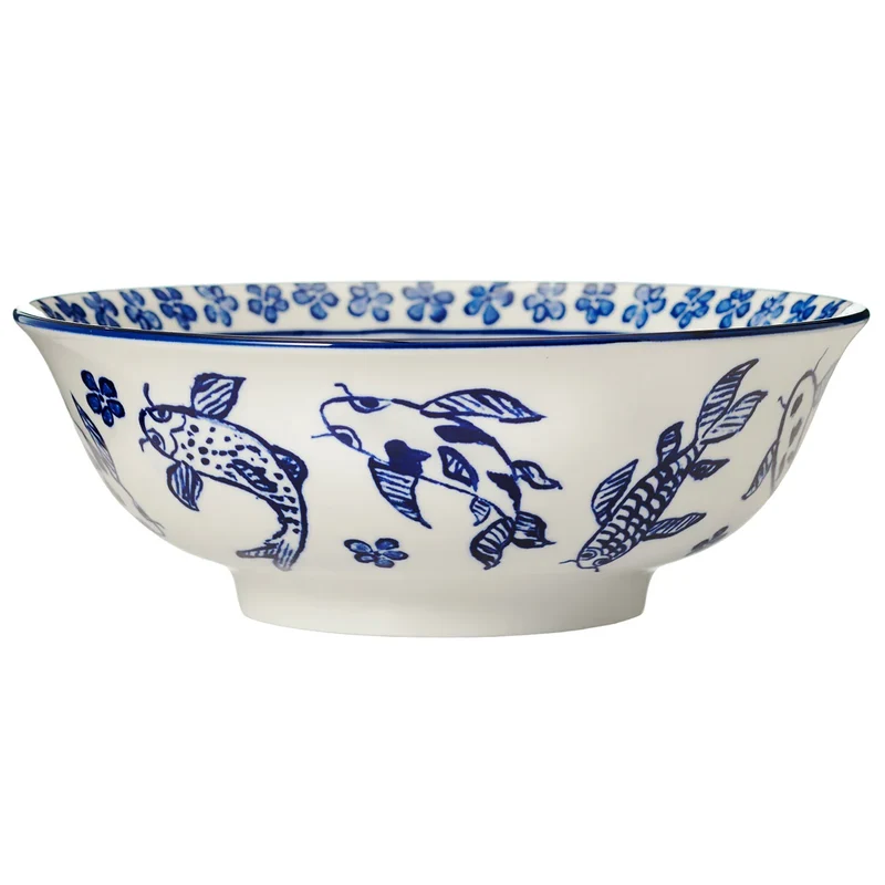 MAISON NEUVE - Ensemble de 4 Bols en Porcelaine et 4 Paires de Baguettes