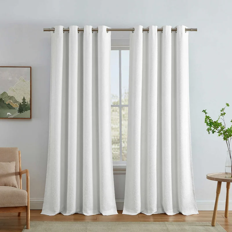 SUN+BLK - Ensemble de 2 Rideaux Totalement Obscurcissants Rhodes