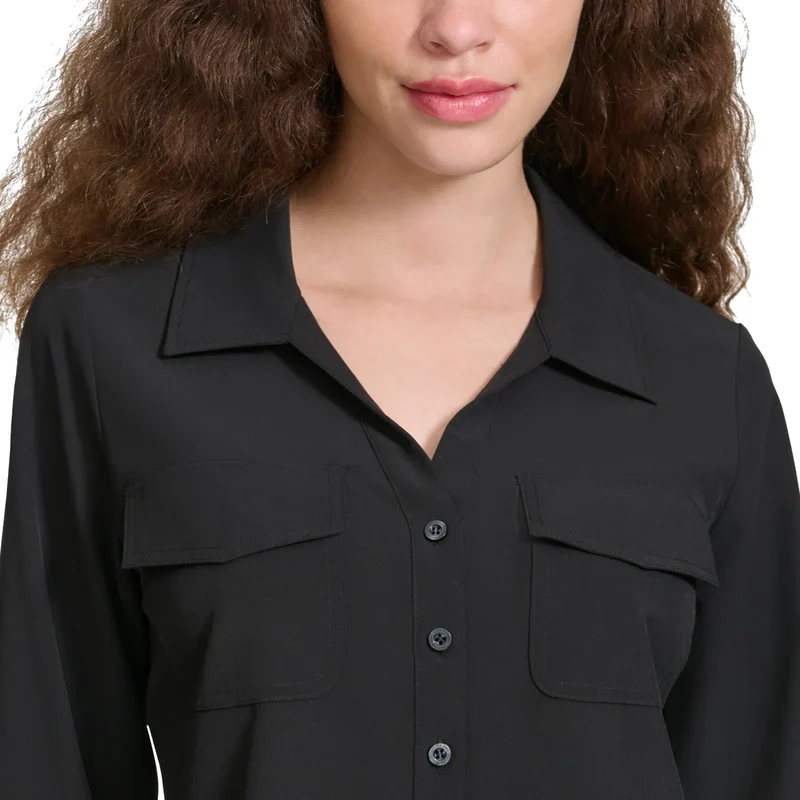 CALVIN KLEIN JEANS - Chemisier Extensible pour Femme