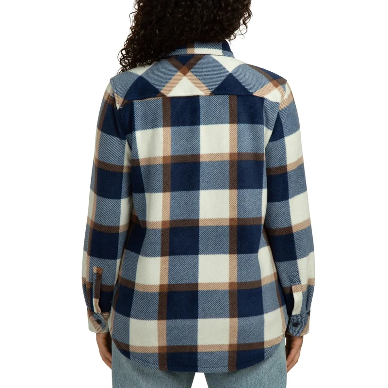 REALTREE - Veste-Chemise en Molleton Contrecollé pour Femme
