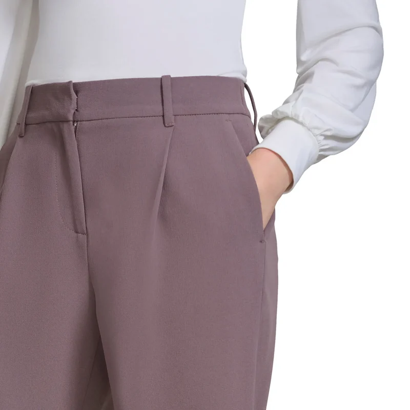 DKNY - Pantalon Habillé à Jambe Large pour Femme
