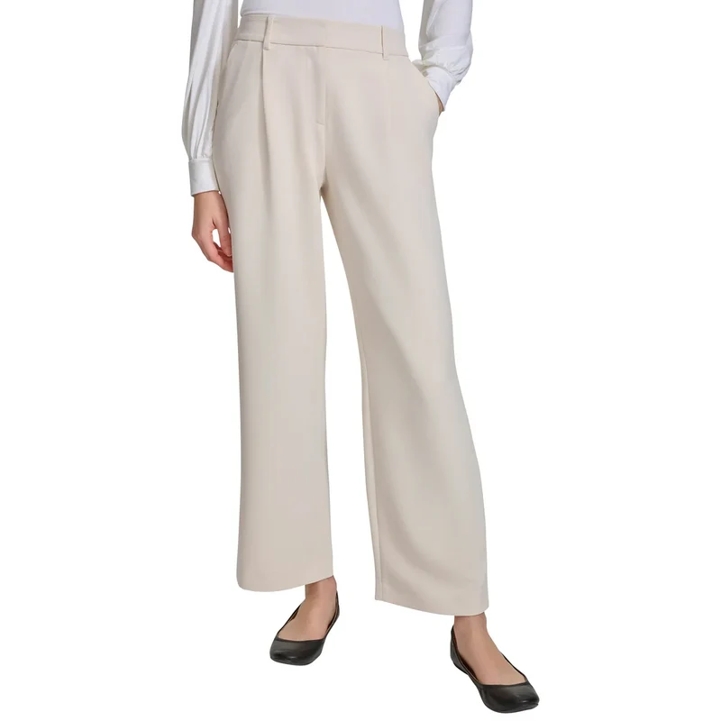 DKNY - Pantalon Habillé à Jambe Large pour Femme