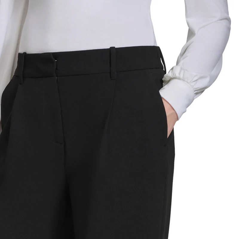 DKNY - Pantalon Habillé à Jambe Large pour Femme