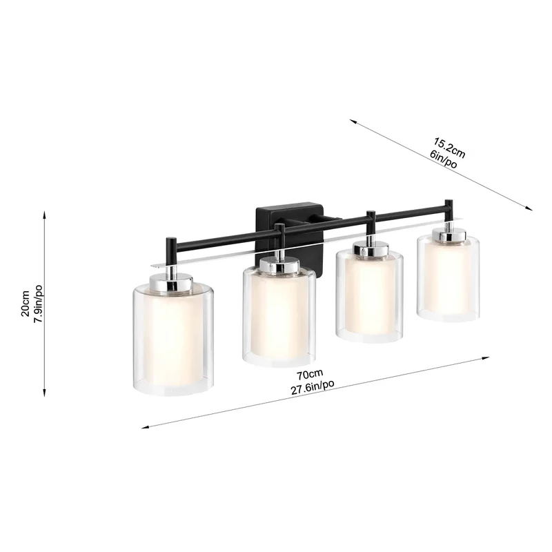HOUSEMARK - Applique à 4 Ampoules à DEL Lennon