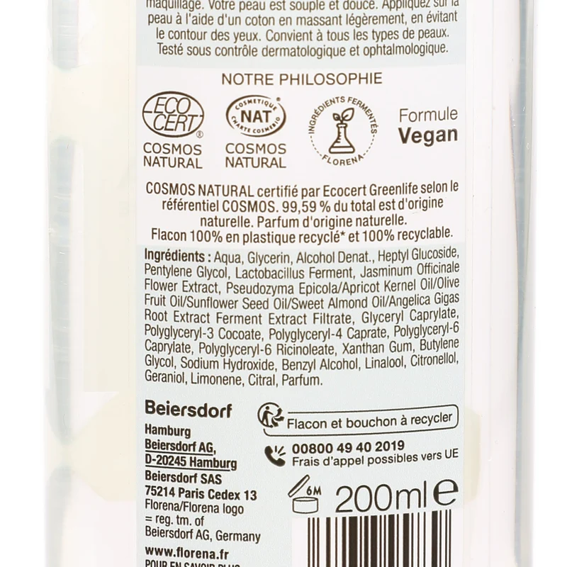 Lotion tonique aux pétales de Jasmin