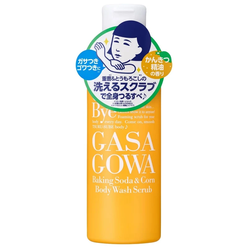 Keana Nadeshiko Baking Soda Exfoliating Body Wash Corn Scrub 280g