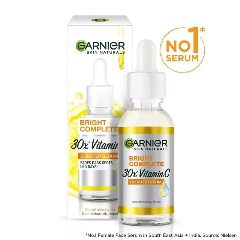 Garnier Skin Naturals Bright Complete 30X Vitamin C Booster Face Serum 30ml