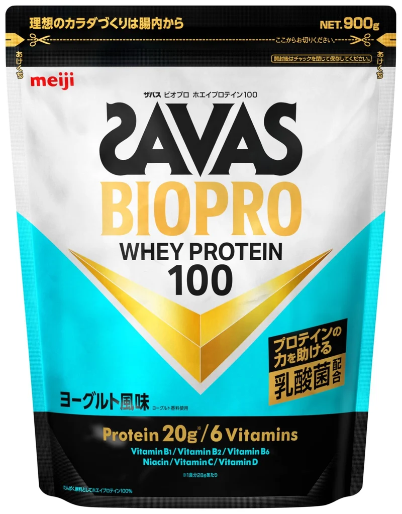 Meiji SAVAS BIOPRO Whey Protein 100 Yogurt 900g