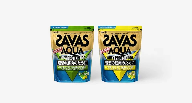 Meiji SAVAS Aqua Whey Protein 100 Lemon 800g