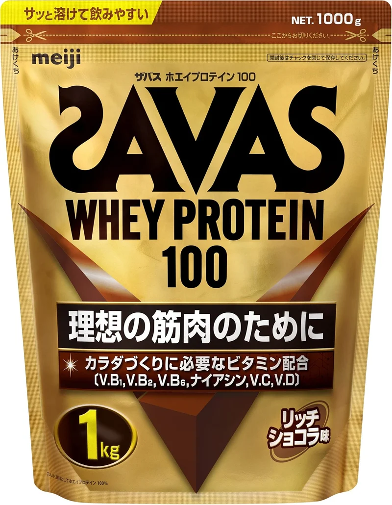 Meiji SAVAS Whey Protein 100