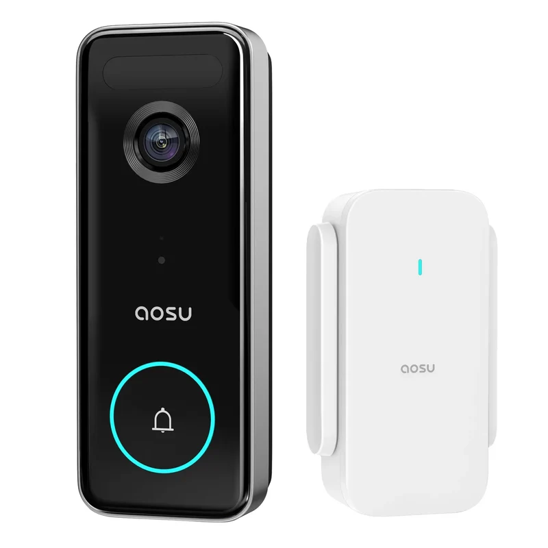 AOSU - Sonnette Vidéo Ultra et Station de Base Wi-Fi