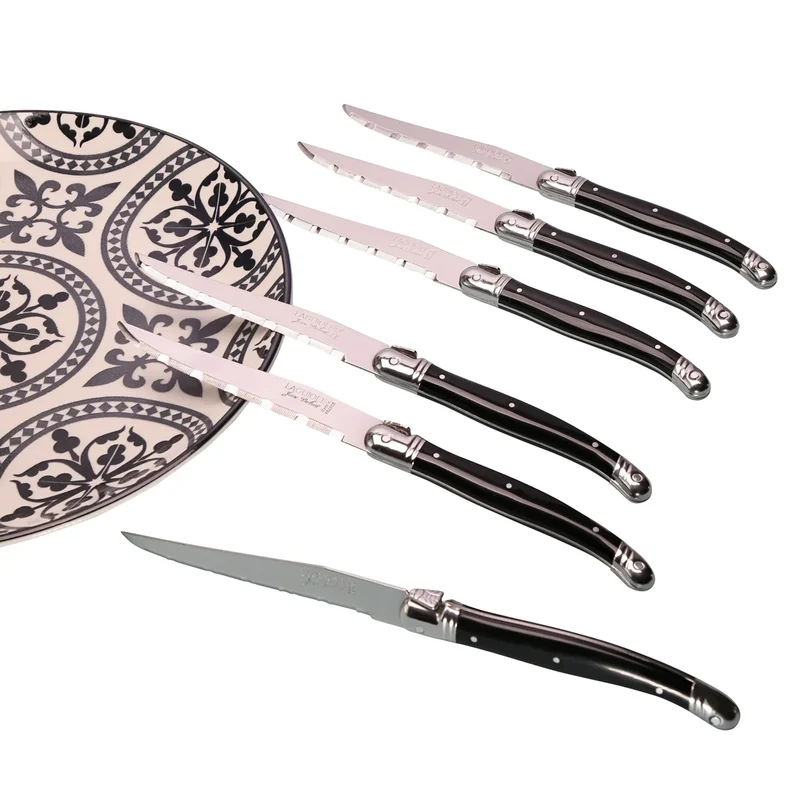 LAGUIOLE PAR JEAN DUBOST - Ensemble de 8 Couteaux à Steak