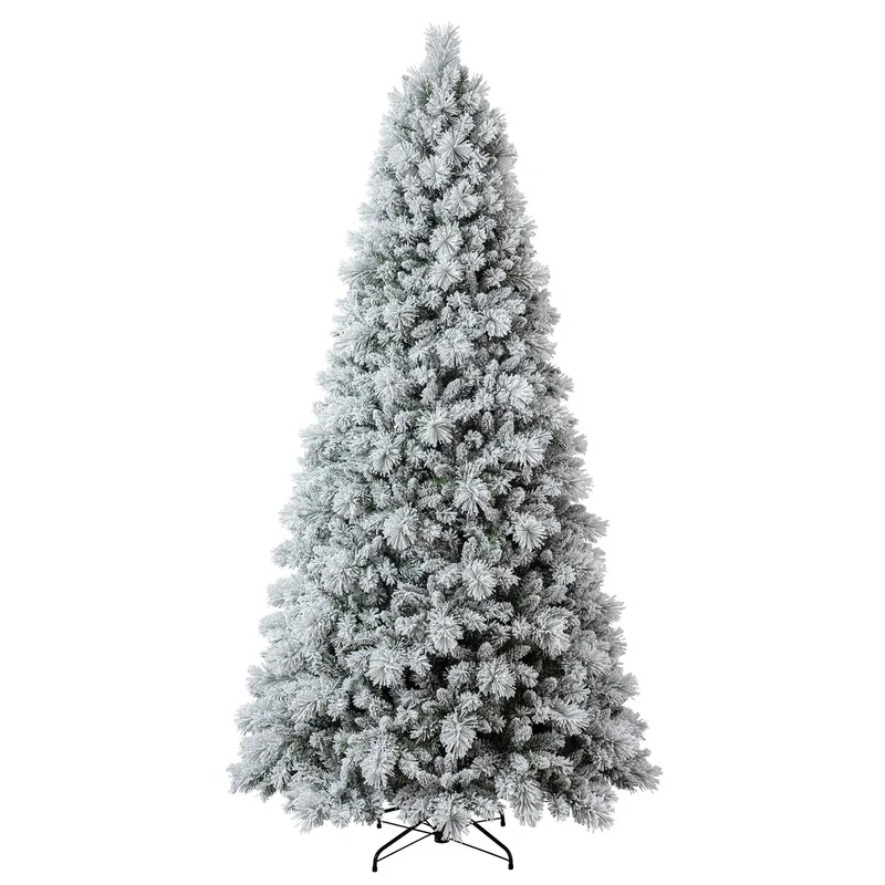 Sapin de Noël Artificiel Floqué de 9 pi *Boite Ouverte*