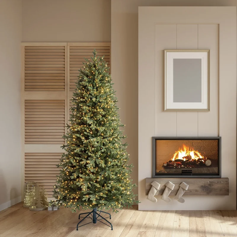 Sapin de Noël Style Élancé Artificiel de 6,5 pi *Boite Ouverte*